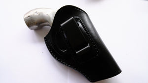 J Frame Revolver IWB Holster Leather For Smith and Wesson | Revolver Holster Bull