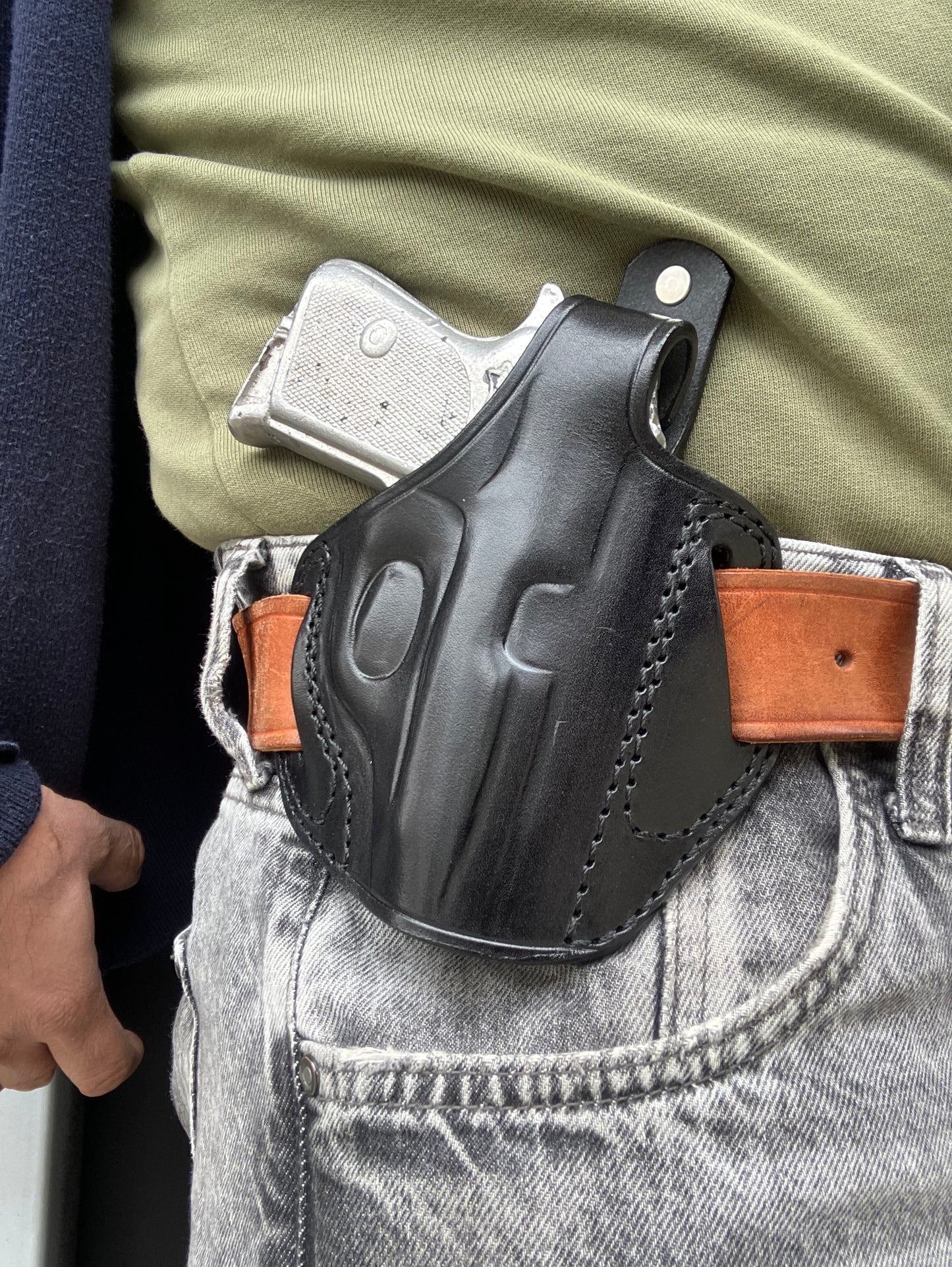 Thumb Break Leather OWB Holster Walther pp ppk-s ppk-l