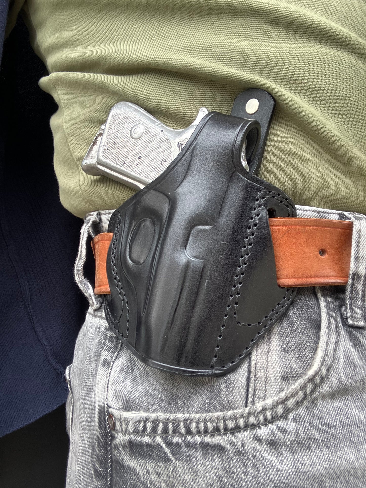 Thumb Break Leather OWB Holster Walther pp ppk-s ppk-l