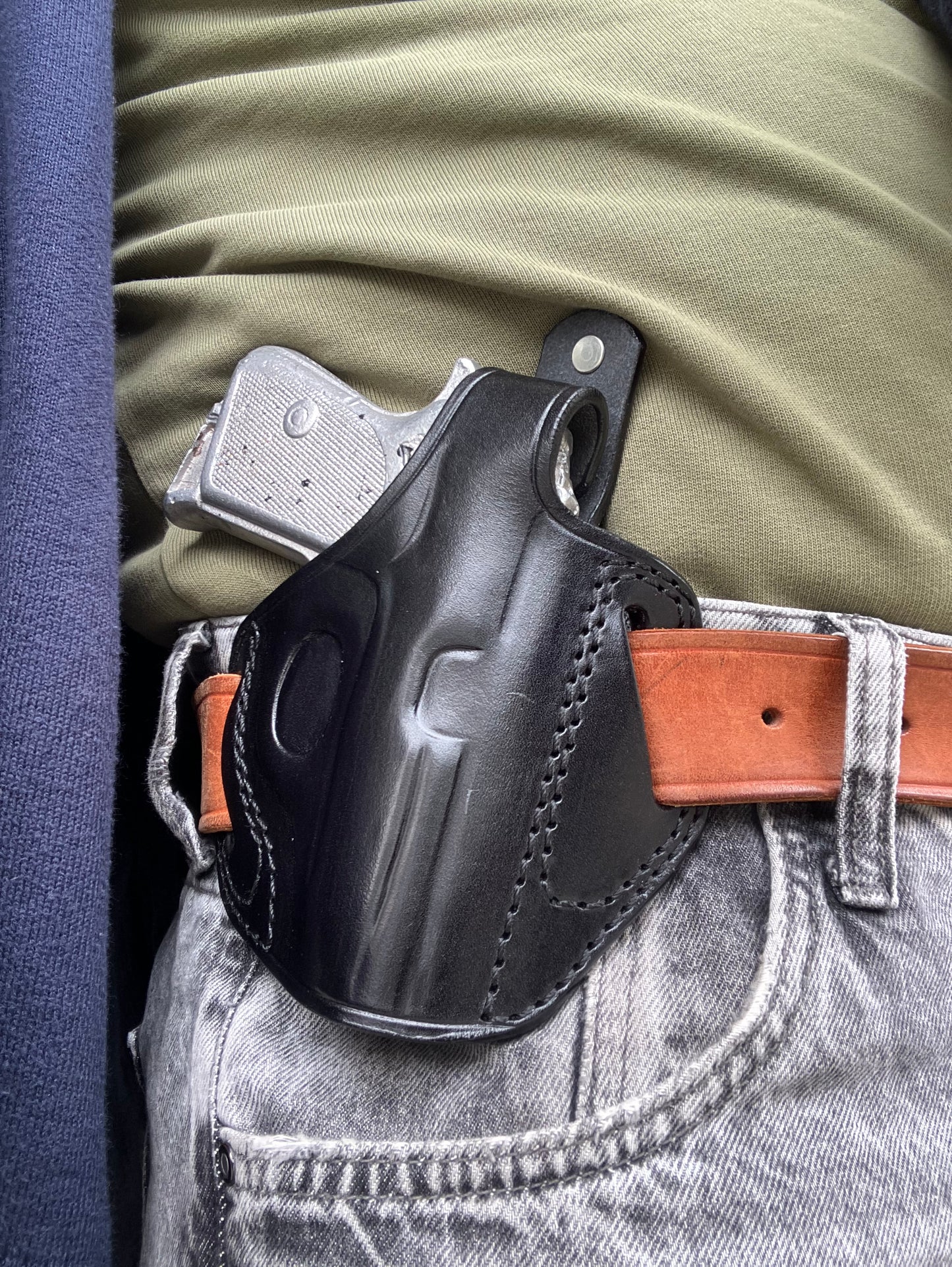Thumb Break Leather OWB Holster Walther pp ppk-s ppk-l