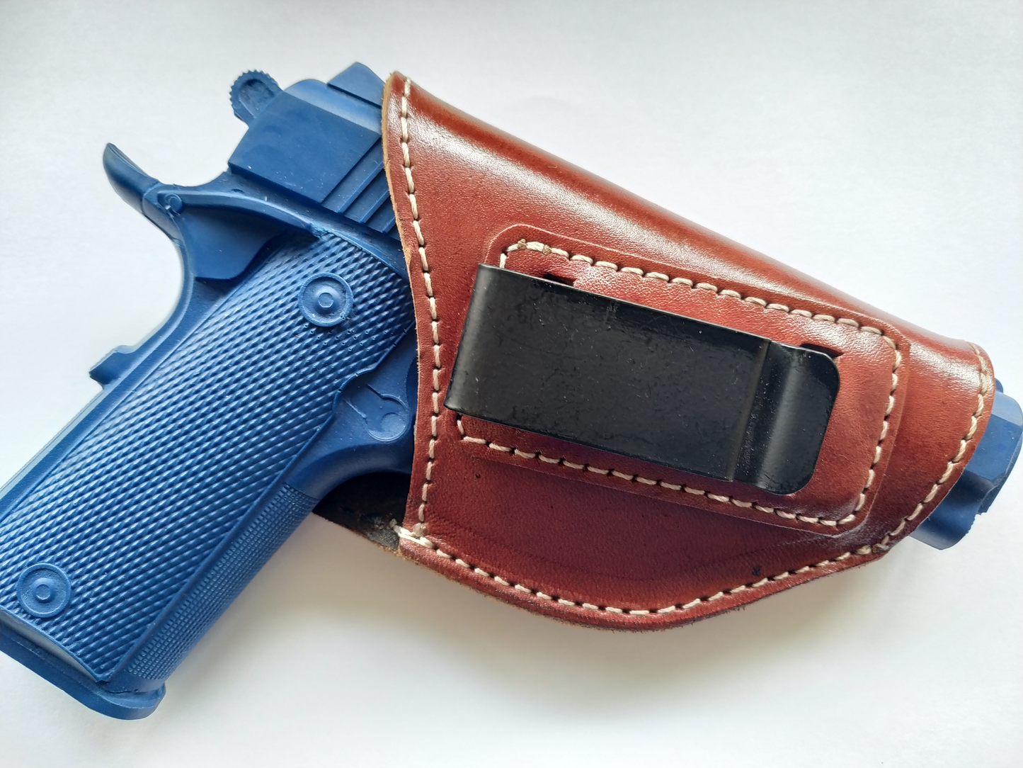 Cal38 IWB Leather Holster For Browning 1911-380 Black Label 