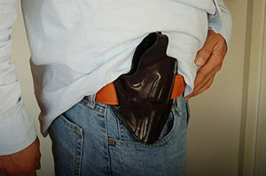 Leather Belt owb Holster For Ruger GP100 357 MAG Revolver  3inch Barrel