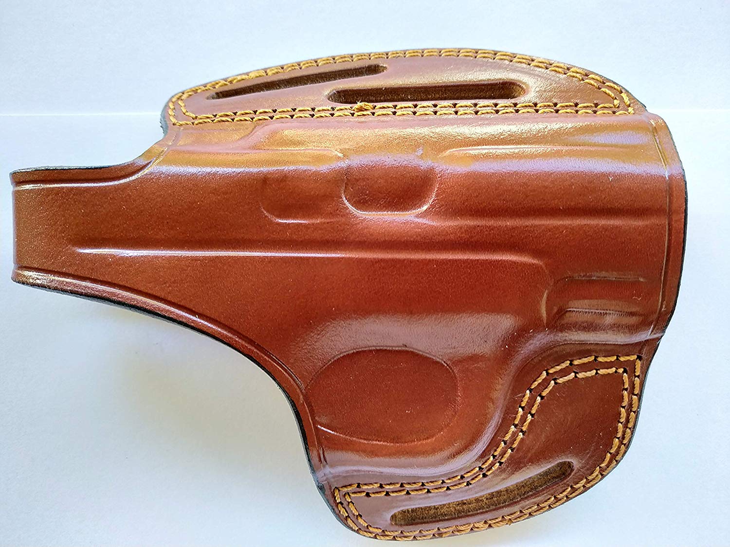 Cal38 | Leather owb belt Holster for Smith and Wesson MP9 Shield 