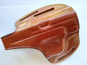 Cal38 | Leather owb belt Holster for Smith and Wesson MP9 Shield 