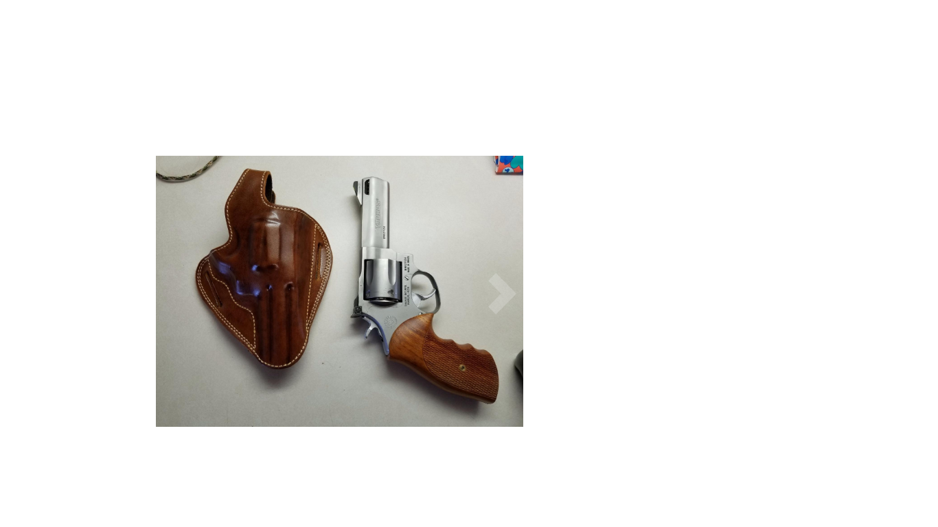 Cal38 Leather Belt Holster for Taurus Tracker 44 Magnum 4" Barrel
