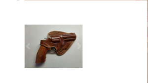 Cal38 Leather Belt Holster for Taurus Tracker 44 Magnum 4" Barrel