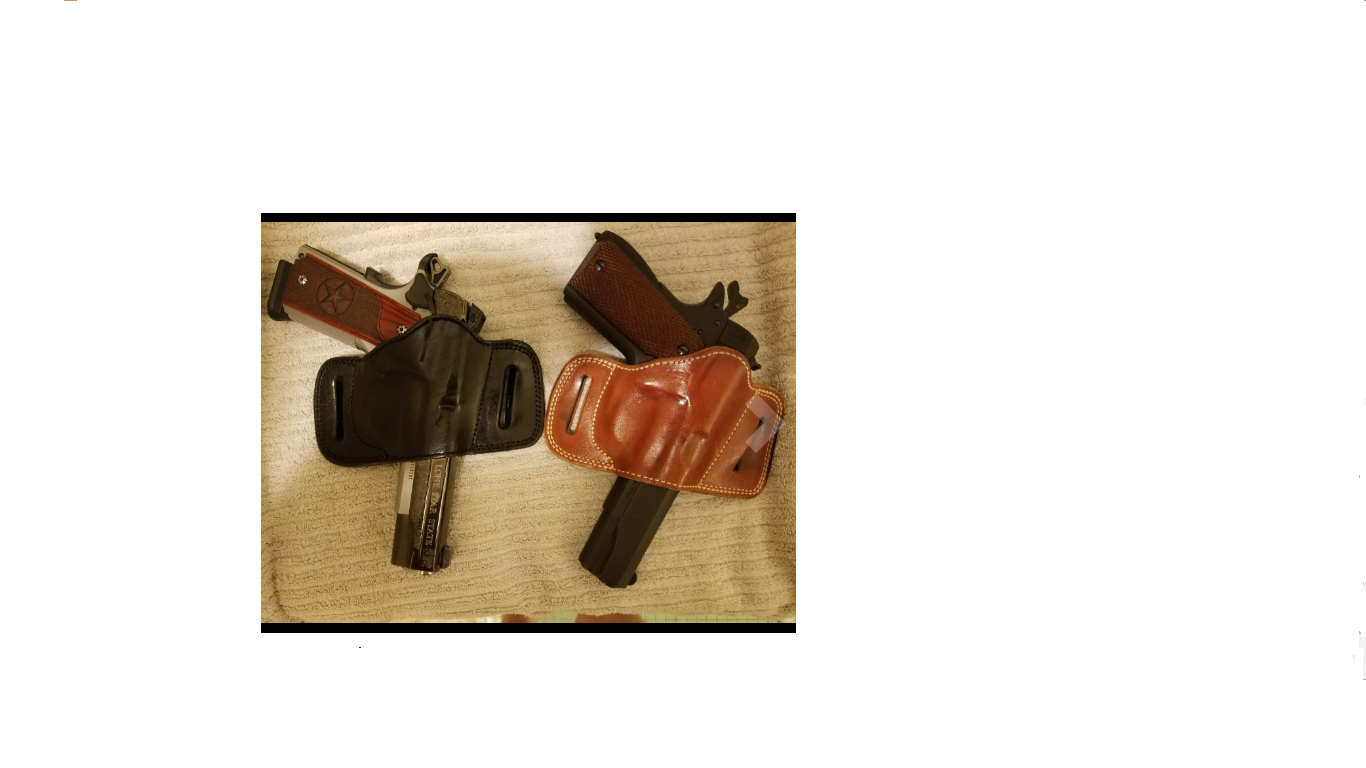  Cal38 Leather | Holster for  Sig Sauer 1911
