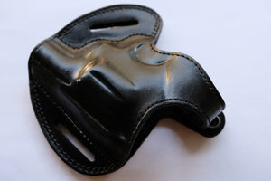 Cal38 | Leather Belt owb Holster For Smith and Wesson Model 10 Snub Nose 38 Special 