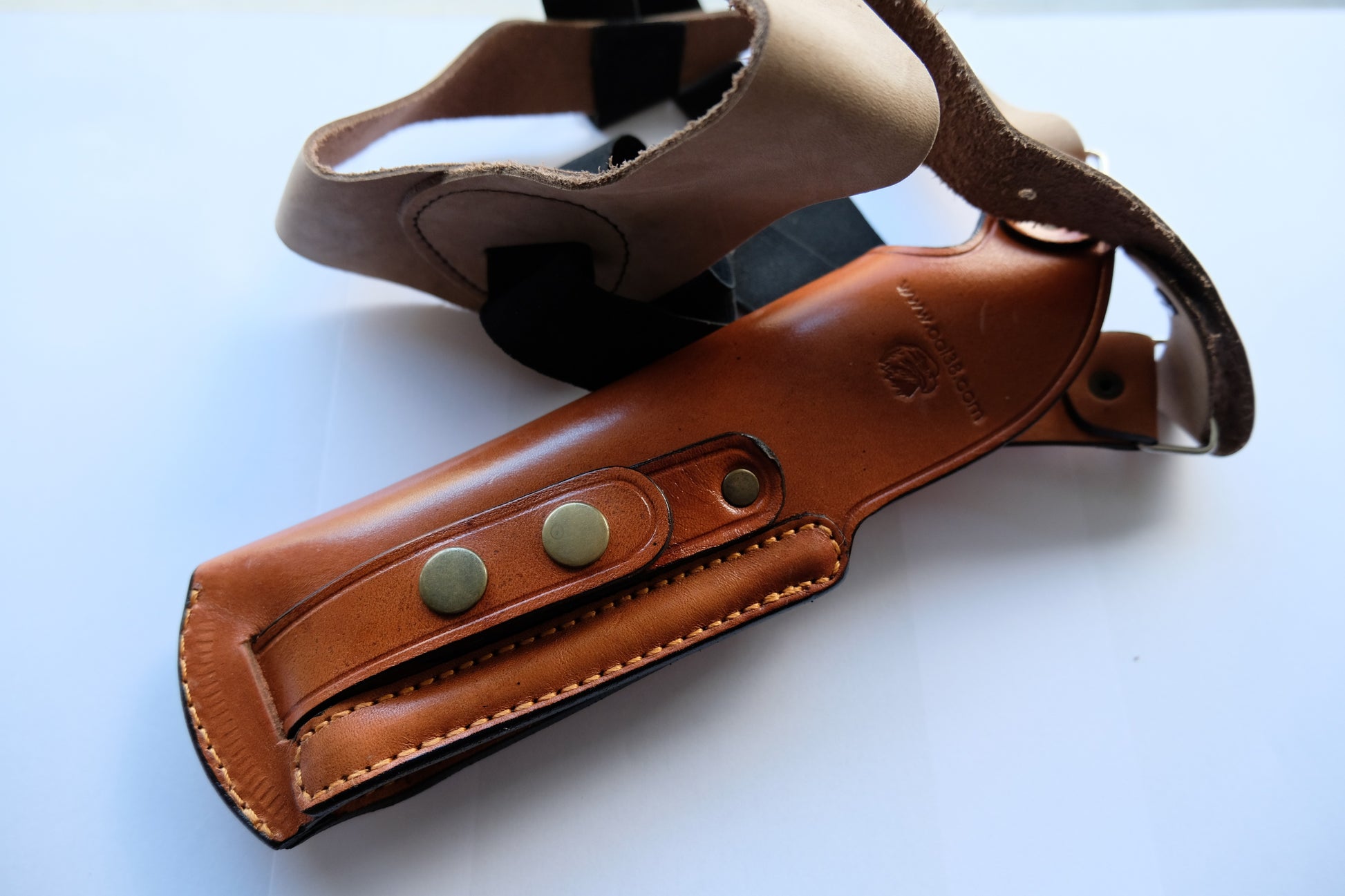 Leather Vertical Shoulder Holster for Colt 1911