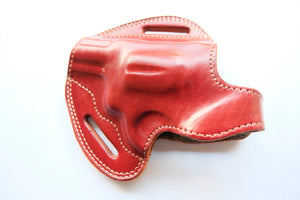Leather Belt Holster For Taurus Tracker Snubnose 44 Magnum