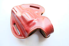 Load image into Gallery viewer, Taurus Tracker Snubnose 44 Magnum Handcrafted Leather Belt owb Holster