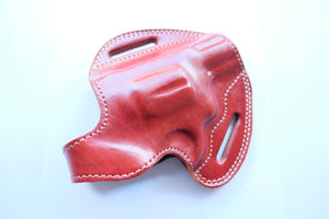 Leather Belt Holster For Taurus Tracker Snubnose 44 Magnum