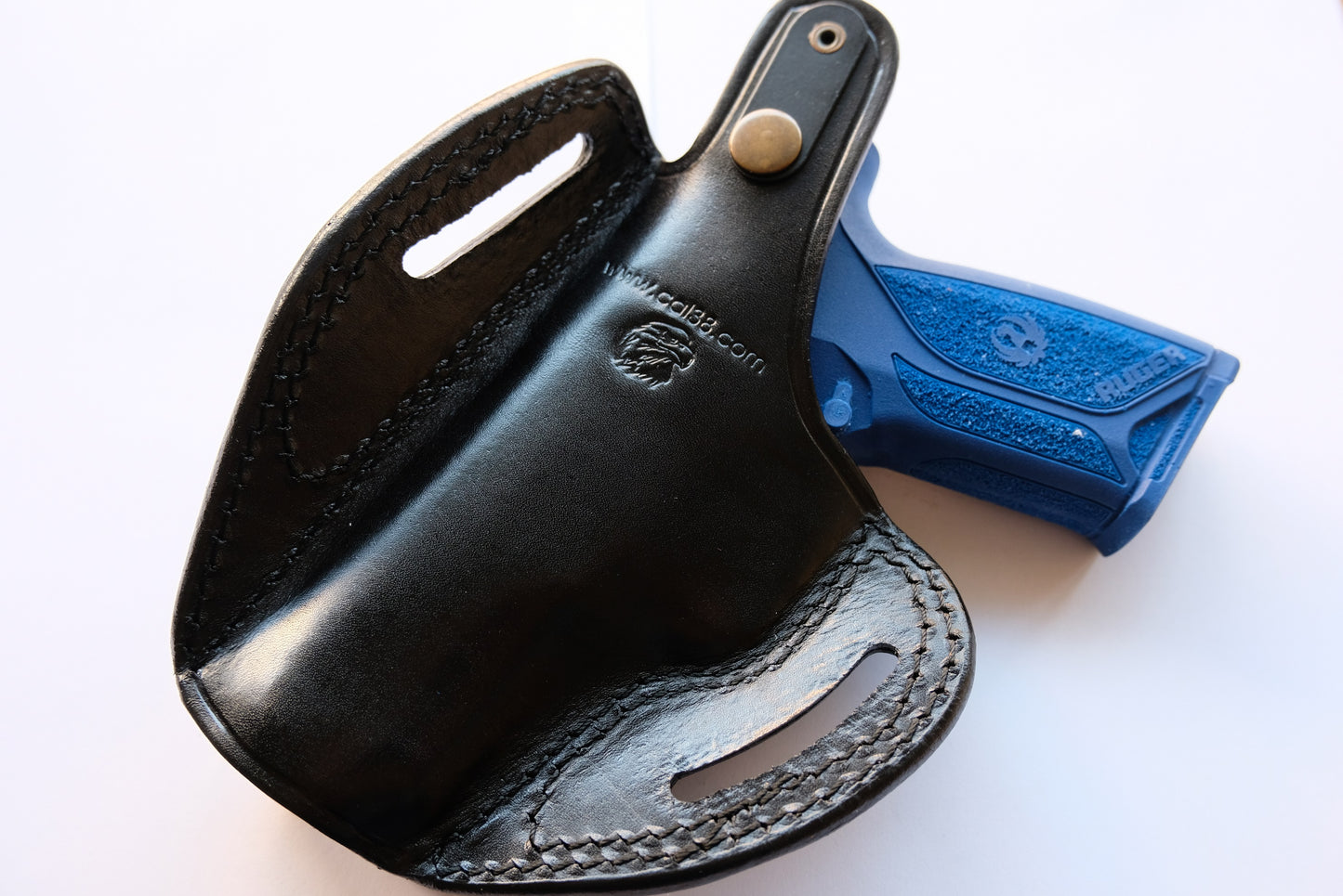 Handcrafted Leather Belt owb Holster For Ruger Security 9 (R.H)