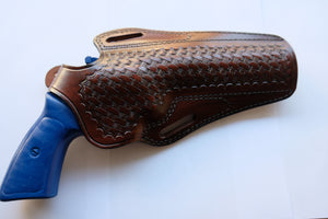 Basket Weave Holster For Ruger GP100 357 Magnum 6 inch 