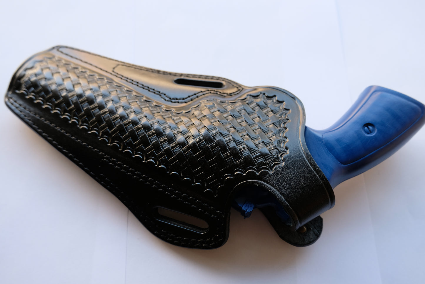 Basket Weave Holster For Ruger GP100 357 Magnum 6 inch 