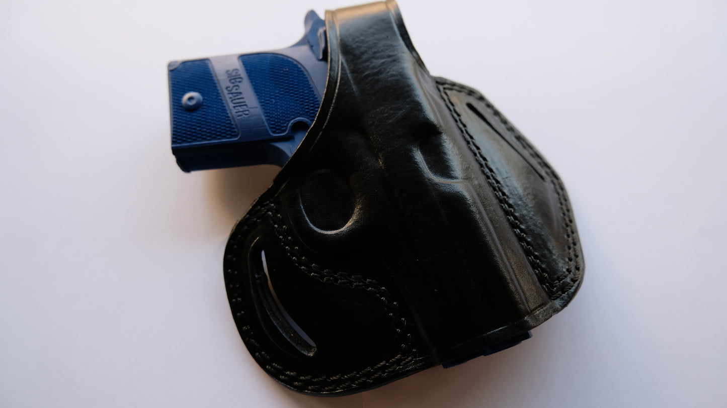 Cal38 | Leather Belt owb Holster Sig Sauer P938