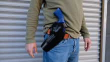 Load image into Gallery viewer,  Cal38 Leather Belt owb Holster for Colt Python 357 Mag 6&quot; Barrel