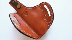  Ruger SR9c Leather Belt Holster