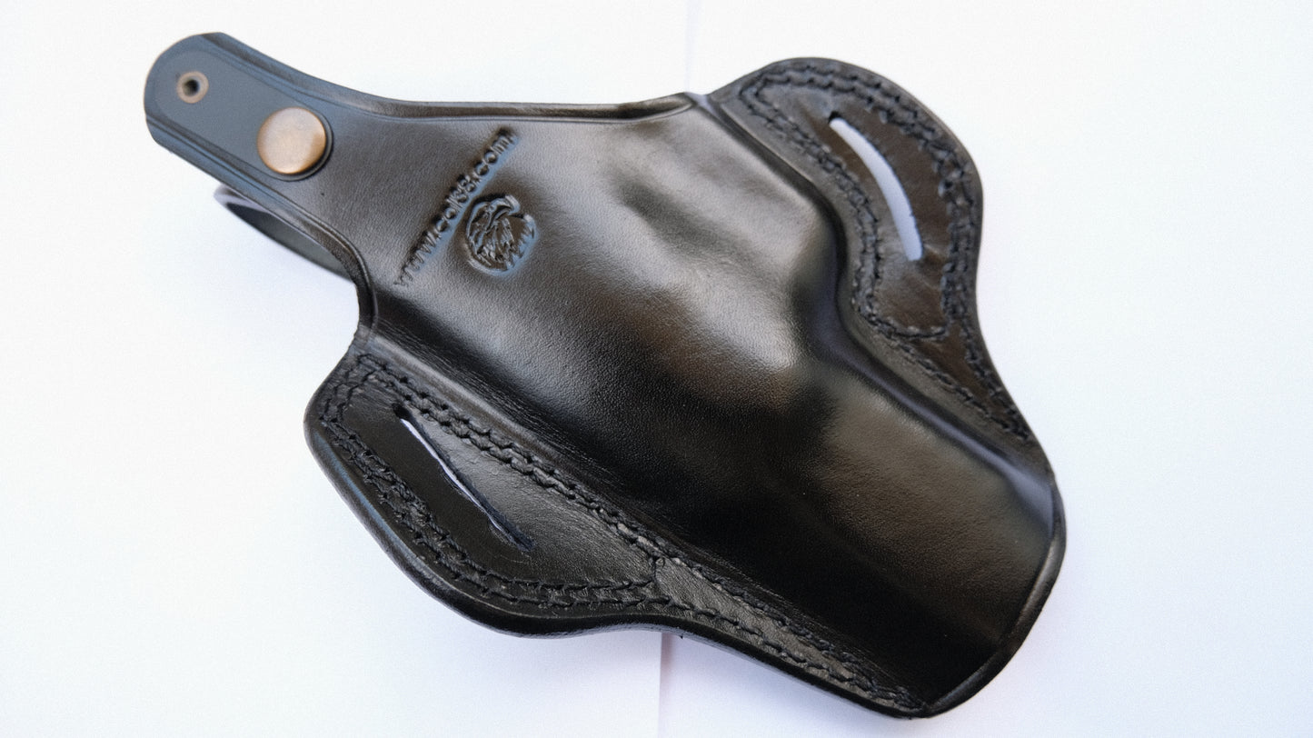 Cal38 Leather Belt owb Holster For FN Five-seven 