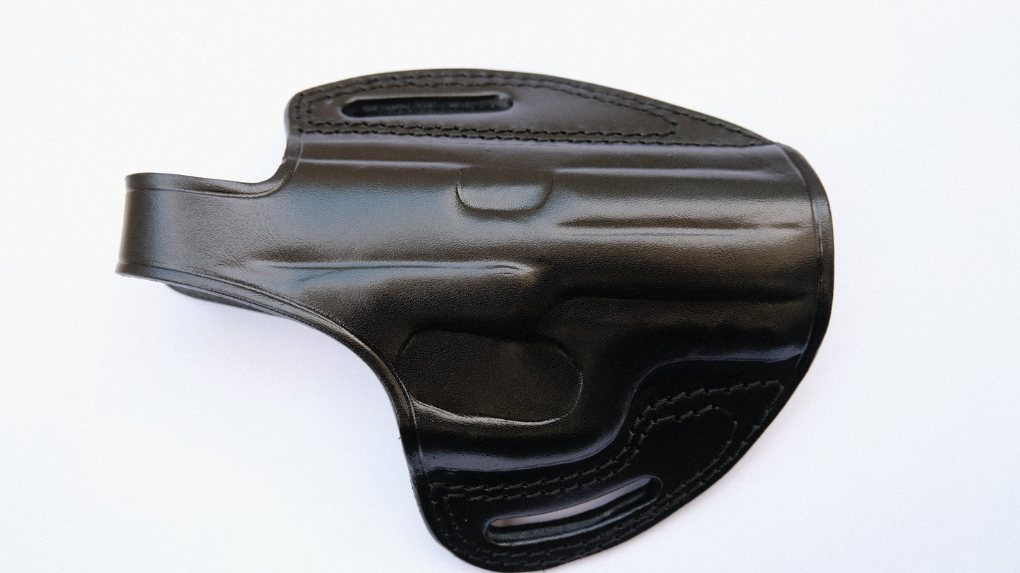 Cal38 Leather Belt owb Holster For Heckler and Koch P30 9 mm