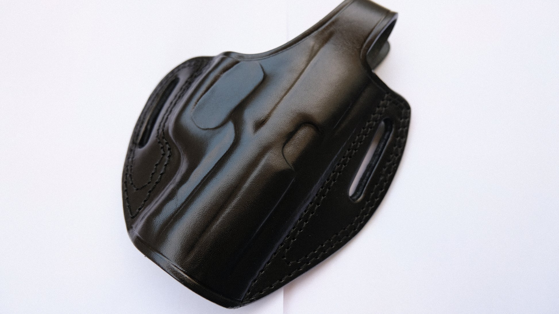 Cal38 Leather Belt owb Holster For Heckler and Koch P30 9 mm