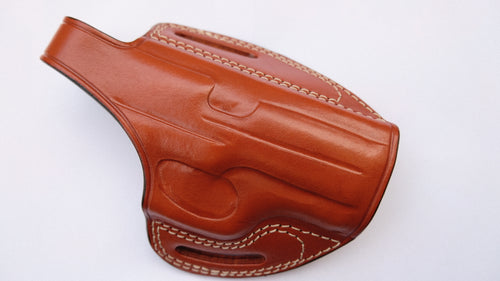 Cal38 Leather Belt owb Holster For Heckler and Koch P30 9 mm