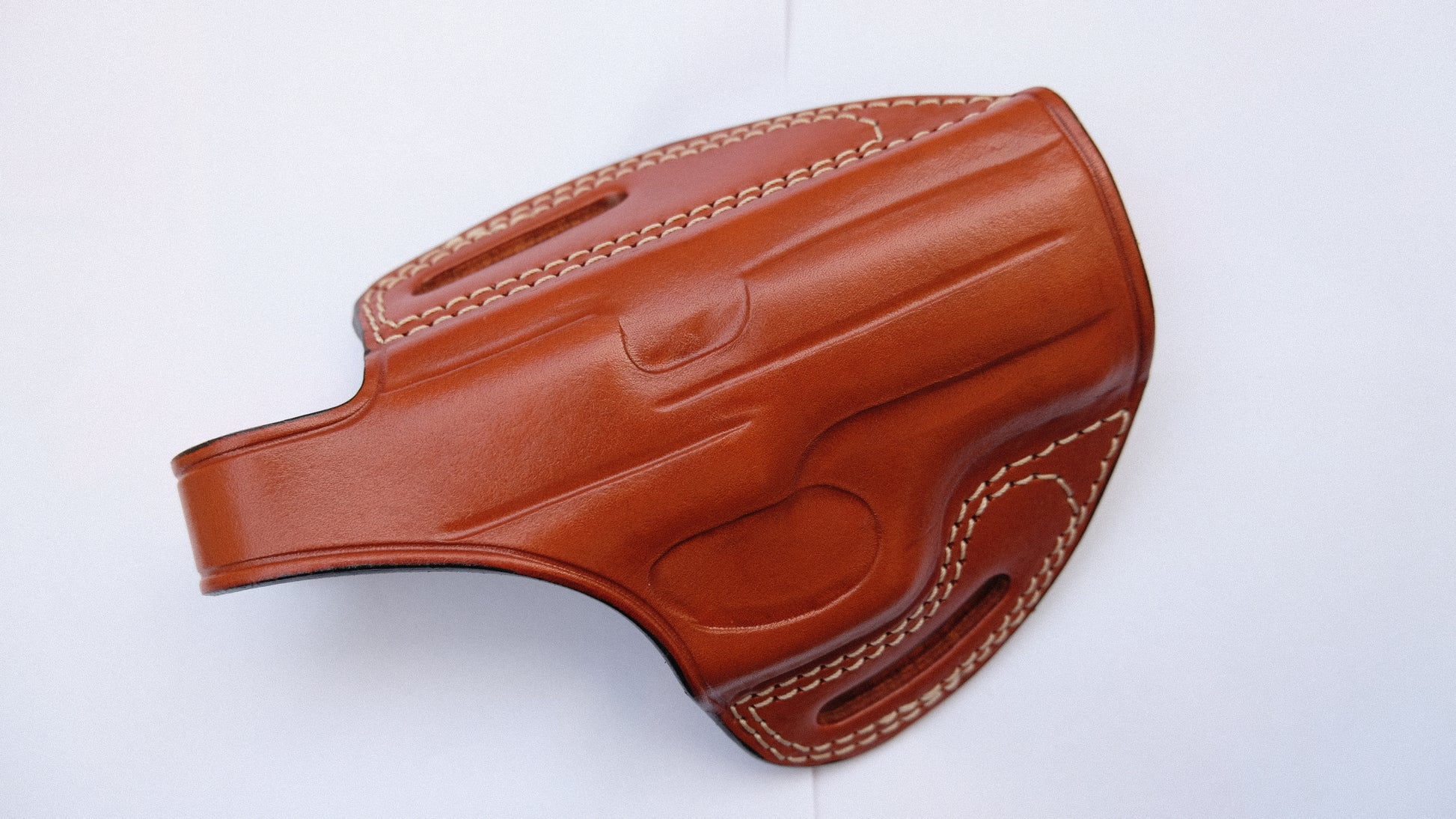 Cal38 Leather Belt owb Holster For Heckler and Koch P30 9 mm