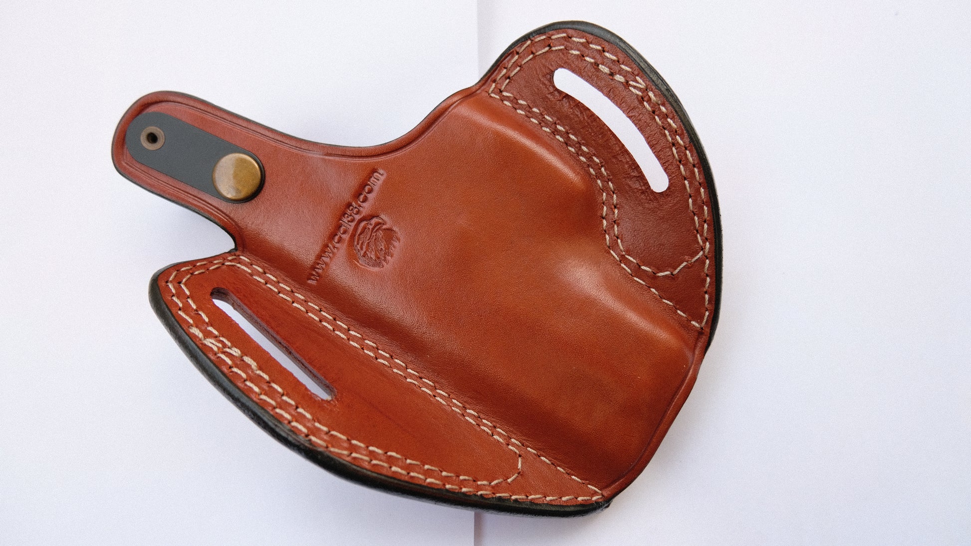 Cal38 Leather Belt owb Holster For Heckler and Koch P30 9 mm