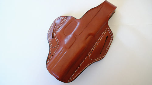 Cal38  Leather Belt owb holster For Glock 21 