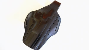 Cal38 Leather Handcrafted Belt owb Holster for Browning Hi-Power