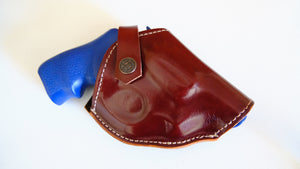  Cal38 Leather Belt Two Position Holster For Ruger LCRx 38 Special 