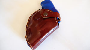  Cal38 Leather Belt Two Position Holster For Ruger LCRx 38 Special 