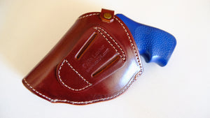  Cal38 Leather Belt Two Position Holster For Ruger LCRx 38 Special 