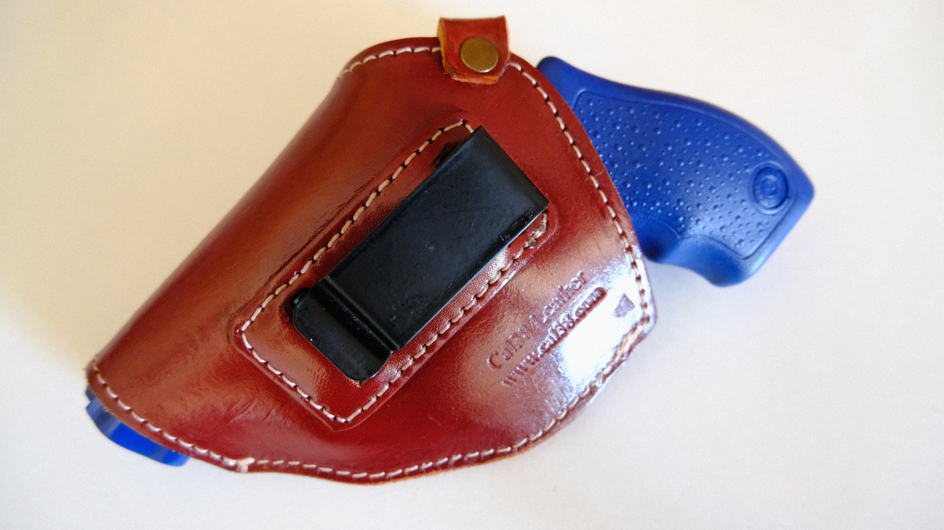 Taurus 856 38 Special  Leather Two Position Belt Holster with Belt Clip