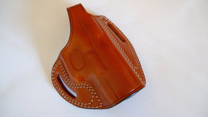 Cal38 Leather Belt owb Holster For Glock 19