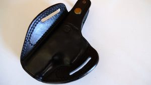 Cal38 Leather Belt owb Holster For Glock 19