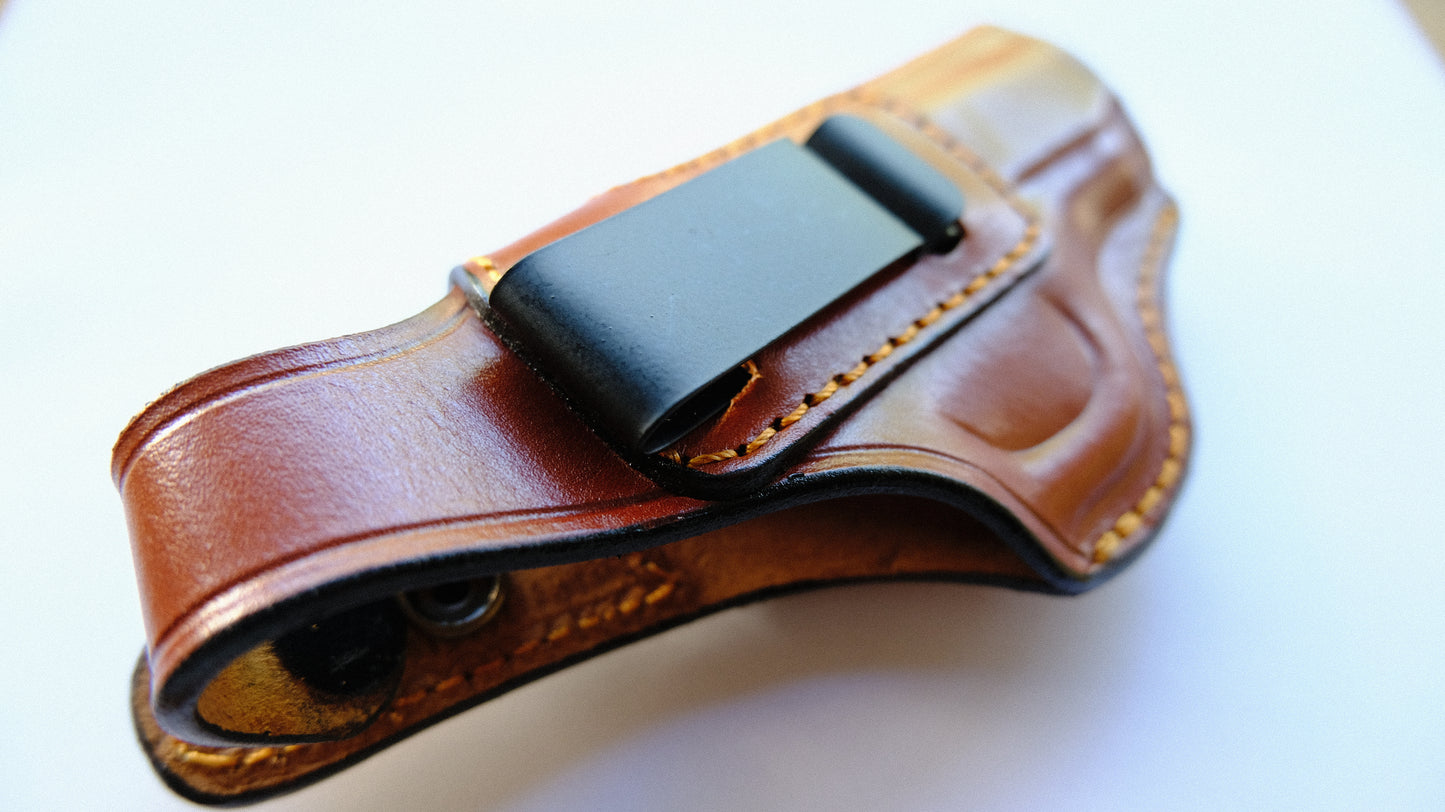 Cal38 Leather I Handcrafted iwb Holster for Kimber Micro 9 