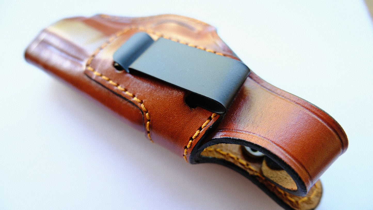 Cal38 Leather I Handcrafted iwb Holster for Kimber Micro 9 