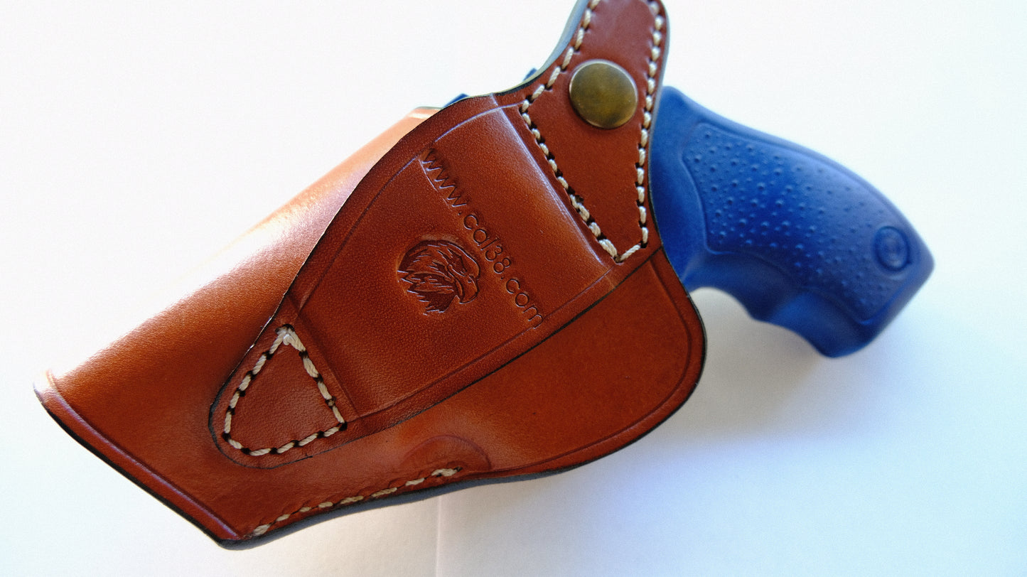 Cal38 Leather iwb Holster For Taurus Model 85 .38 Special Ultra-Lite 