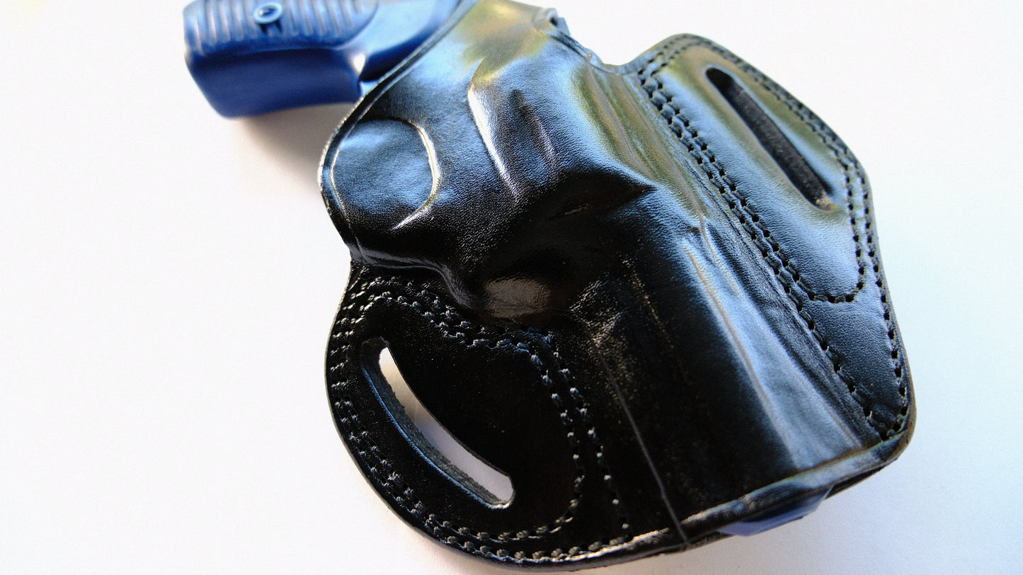 Leather OWB Holster For Ruger SP101 357 Magnum with 3 inch Barrel