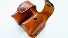 Load image into Gallery viewer, Cal38 Leather Speed Loader Double Leather Belt Pouch