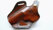 Load image into Gallery viewer, Cal38 Leather owb belt Basket Weave Holster for Colt Detective Special 3 Inch