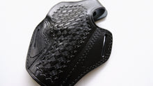 Load image into Gallery viewer, Cal38 Leather owb belt Basket Weave Holster for Colt Detective Special 3 Inch