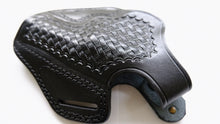 Load image into Gallery viewer, Cal38 Leather owb belt Basket Weave Holster for Colt Detective Special 3 Inch
