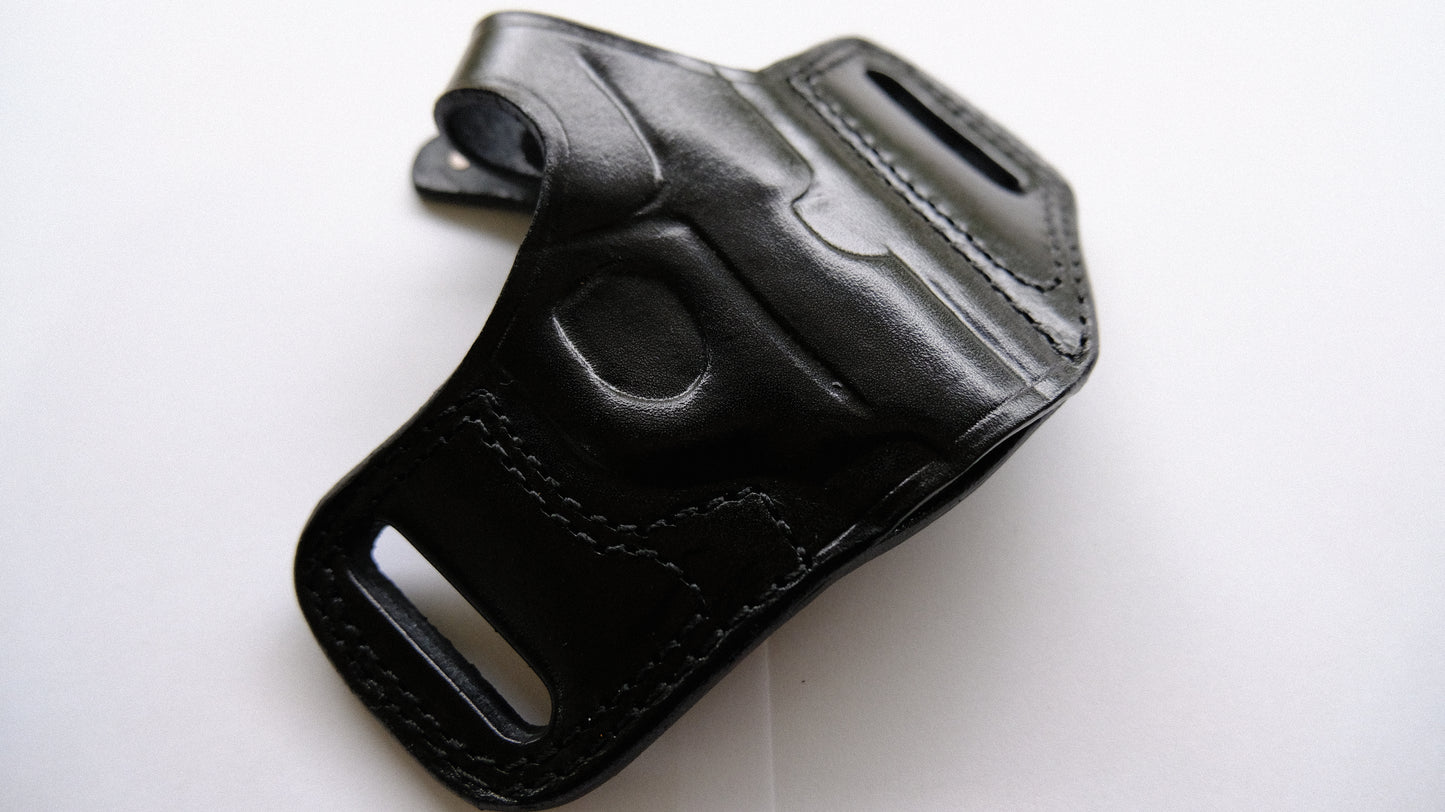 cal38 Handcrafted Leather owb Belt Holster for Colt 1908 Vest Pocket Colt Junior 25 ACP/6.35
