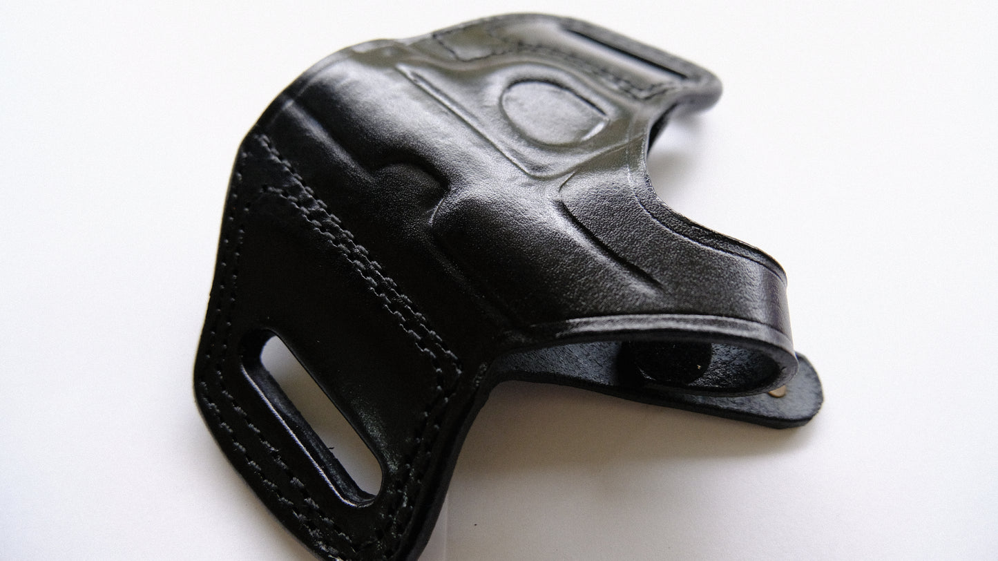 cal38 Handcrafted Leather owb Belt Holster for Colt 1908 Vest Pocket Colt Junior 25 ACP/6.35