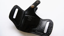 Load image into Gallery viewer, cal38 Handcrafted Leather owb Belt Holster for Colt 1908 Vest Pocket Colt Junior 25 ACP/6.35