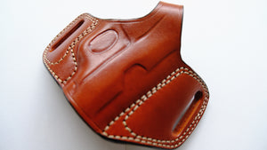 cal38 Handcrafted Leather owb Belt Holster for Colt 1908 Vest Pocket Colt Junior 25 ACP/6.35