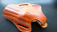 Load image into Gallery viewer, Cal38 Leather BELT Holster For Ruger GP100 357 Magnum 4 inch barrel 