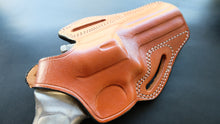 Load image into Gallery viewer, Cal38 Leather BELT Holster For Ruger GP100 357 Magnum 4 inch barrel 